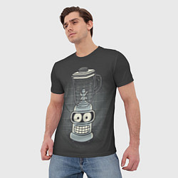 Футболка мужская Bender Blender, цвет: 3D-принт — фото 2