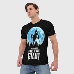 Футболка мужская Bender Metal Giant, цвет: 3D-принт — фото 2