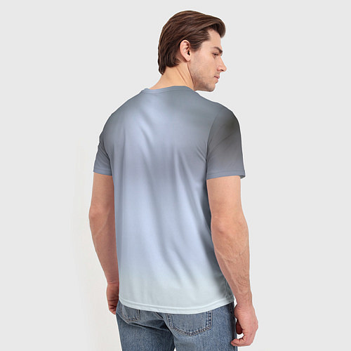 Мужская футболка Хитрая лиса / 3D-принт – фото 4