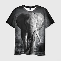 Мужская футболка Бегущий слон