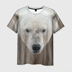 Мужская футболка Белый медведь