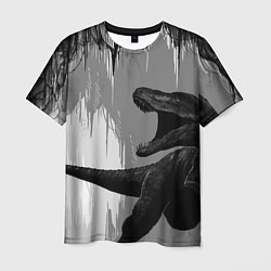 Мужская футболка Пещера динозавра