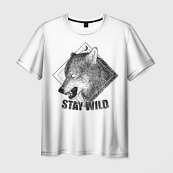 Мужская футболка Stay Wild