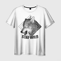 Мужская футболка Stay Wild