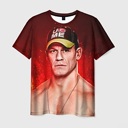 Мужская футболка John Cena: Flame