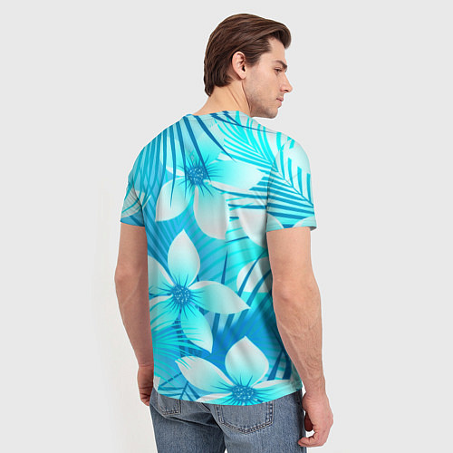 Мужская футболка Tropical Flower / 3D-принт – фото 4