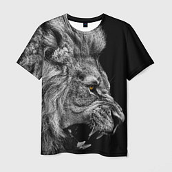 Мужская футболка Оскал льва