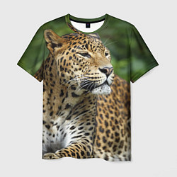 Мужская футболка Лик леопарда
