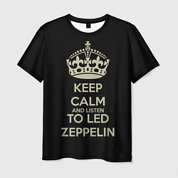 Мужская футболка Keep Calm & Led Zeppelin