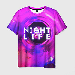 Мужская футболка Night life