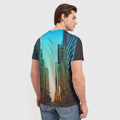 Мужская футболка Street New York / 3D-принт – фото 4