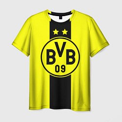 Футболка мужская BVB FC: Yellow line, цвет: 3D-принт