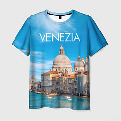 Мужская футболка Венеция - архитектура