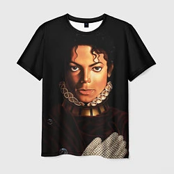 Мужская футболка Король Майкл Джексон