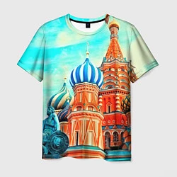 Мужская футболка Blue Kremlin