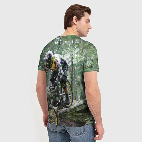 Мужская футболка Велоспорт гонка / 3D-принт – фото 4