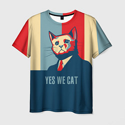 Мужская футболка Yes we CAT