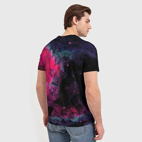 Мужская футболка Загадочный космос / 3D-принт – фото 4