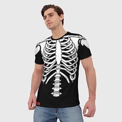Футболка мужская Skeleton clique, цвет: 3D-принт — фото 2