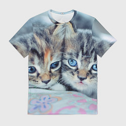 Мужская футболка Котята