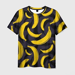 Футболка мужская Бананы, цвет: 3D-принт