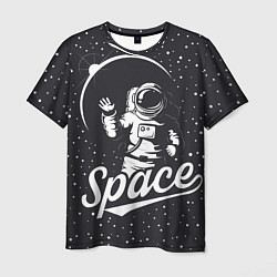 Футболка мужская Космонавт, цвет: 3D-принт