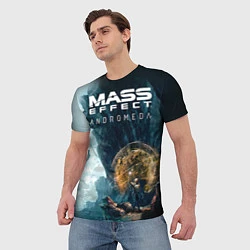 Футболка мужская Mass Effect: Andromeda, цвет: 3D-принт — фото 2