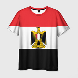 Мужская футболка Флаг и герб Египта