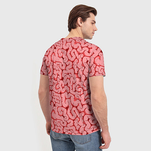 Мужская футболка Мозг / 3D-принт – фото 4