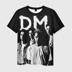 Мужская футболка Depeche mode: black
