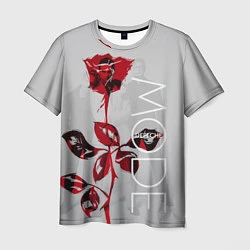 Футболка мужская Depeche Mode: Red Rose, цвет: 3D-принт