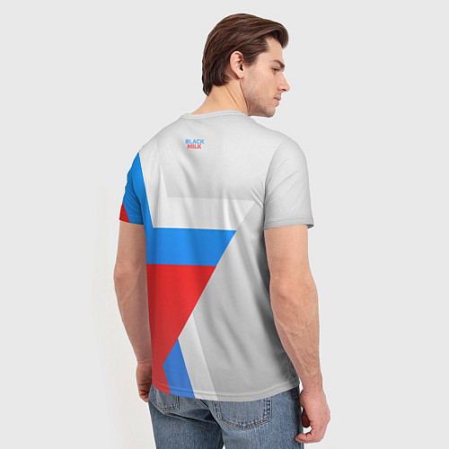 Мужская футболка Звезда России / 3D-принт – фото 4
