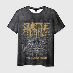 Футболка мужская Suicide Silence: The Black Crown, цвет: 3D-принт
