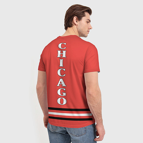 Мужская футболка Chicago Blackhawks NHL / 3D-принт – фото 4