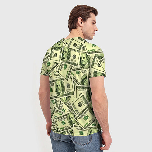 Мужская футболка Benjamin Franklin / 3D-принт – фото 4
