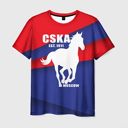 Футболка мужская CSKA est. 1911, цвет: 3D-принт
