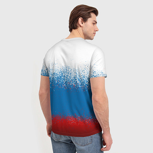Мужская футболка Russian Bear / 3D-принт – фото 4