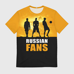 Мужская футболка Русские фанаты