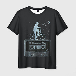 Мужская футболка Moon retro rider