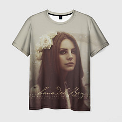 Мужская футболка Lana Del Rey: Flower
