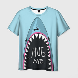 Мужская футболка Shark: Hug me