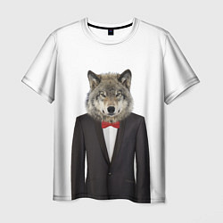 Мужская футболка Мистер волк