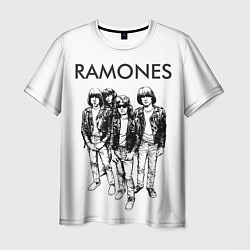 Футболка мужская Ramones Party, цвет: 3D-принт