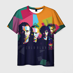 Футболка мужская Coldplay цвета 3D-принт — фото 1