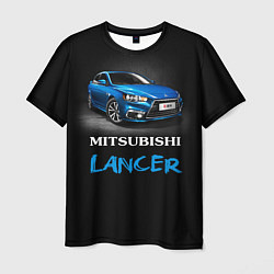 Футболка мужская Mitsubishi Lancer, цвет: 3D-принт