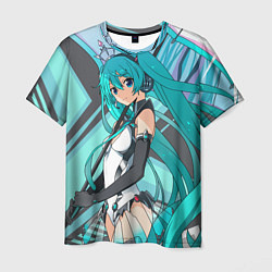 Мужская футболка Miku1