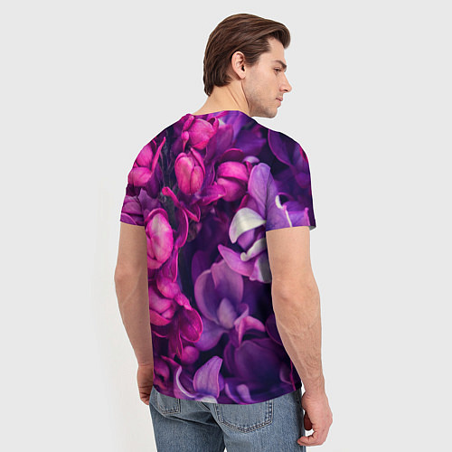 Мужская футболка Тюльпановый сад / 3D-принт – фото 4