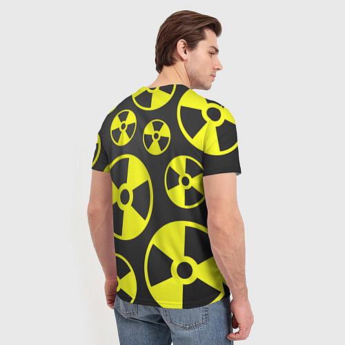Мужская футболка Радиация / 3D-принт – фото 4