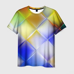 Мужская футболка Colorful squares