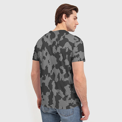 Мужская футболка Камуфляж Егеря / 3D-принт – фото 4